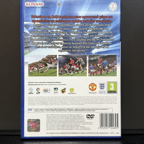 Pro Evolution Soccer 2014 PS2 game used