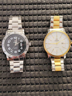 Xiaoma men's watches set of 2, 46 mm, like new, silver