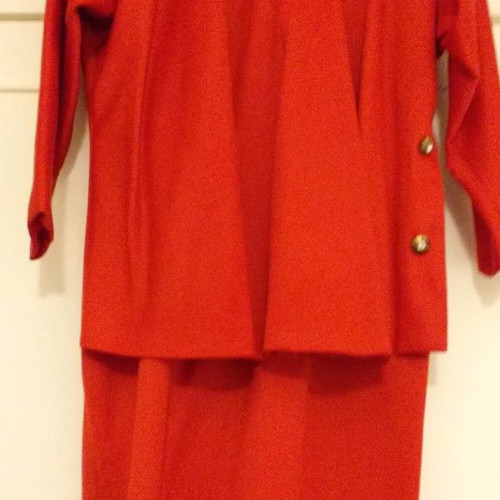 Pagoni dress used, bright red, size 44 medium