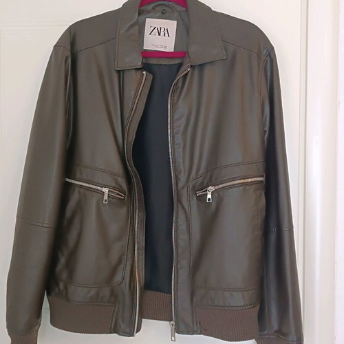 Zara jacket black Large new