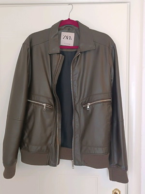 Zara jacket black Large new