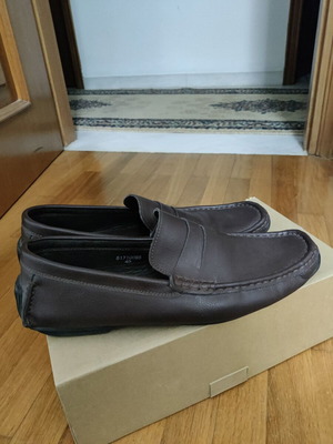 Emilio Corali brown moccasins size 45 like new