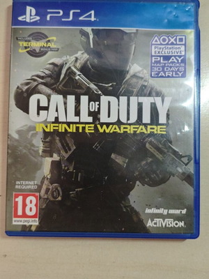 Call of Duty Infinite Warfare PS4 cartridge like new