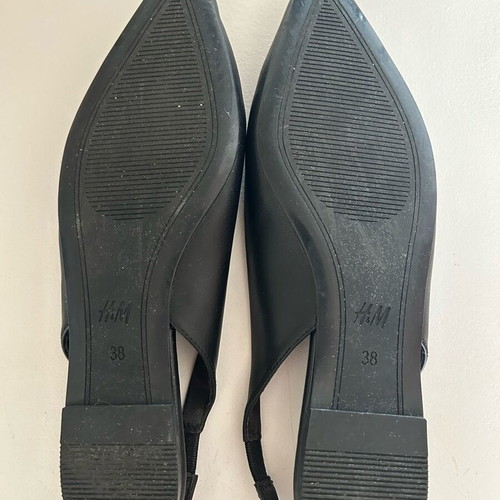 Slingback shoes H&M black size 38 like new