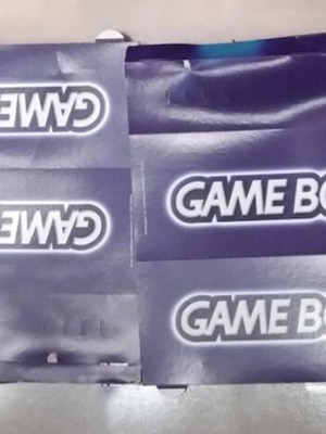 Gameboy Advance paper promotional signs used, pack
