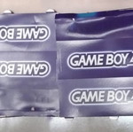 Gameboy Advance paper promotional signs used, pack