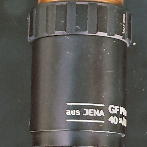 Carl Zeiss Jena GF Planachromat 40x/0.65 microscope objective lens