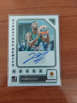 Panini Donruss Euroleague 2023-2024 Jerian Grant υπογεγραμμένη κάρτα σαν καινούργια