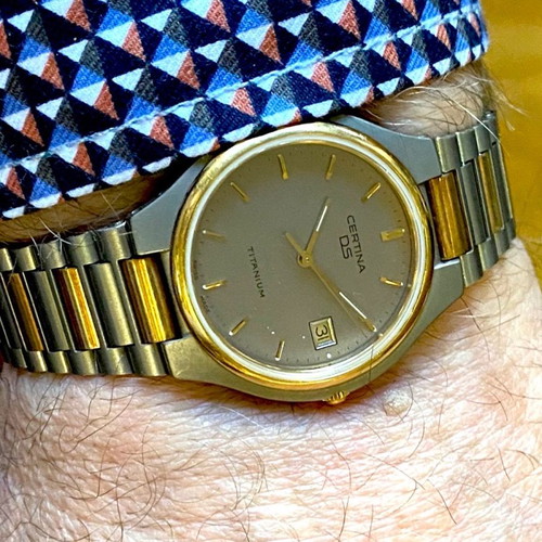 Certina DS Quartz Titanium used men's watch