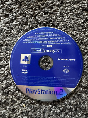 Final Fantasy X демо употребяван за PlayStation 2
