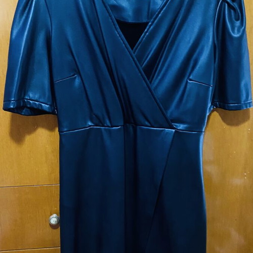 Leather dress new, black, size L