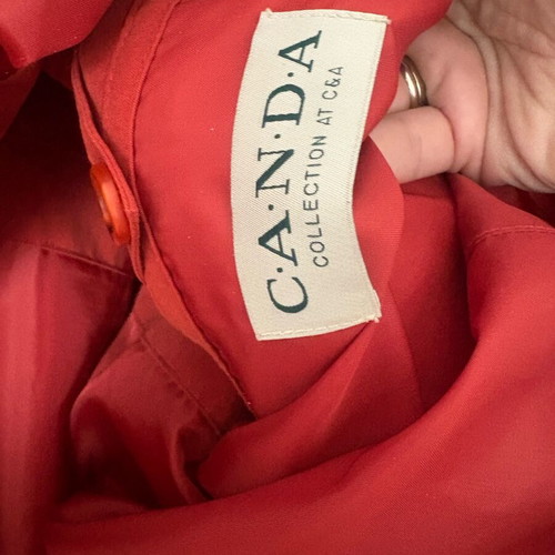 Canda jacket like new, red, size 48