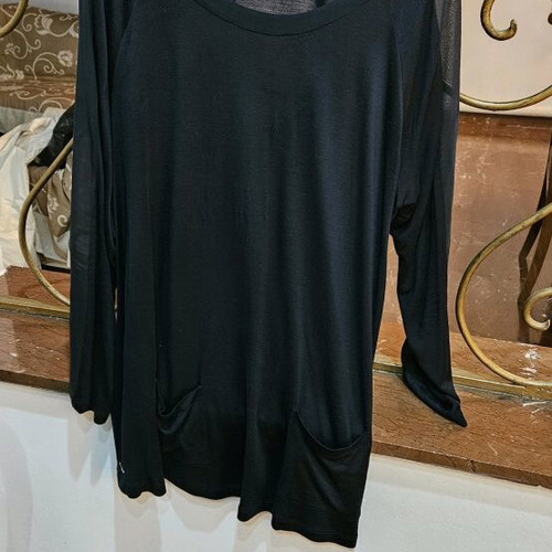 Lacoste women's blouse like new, blue, size XL