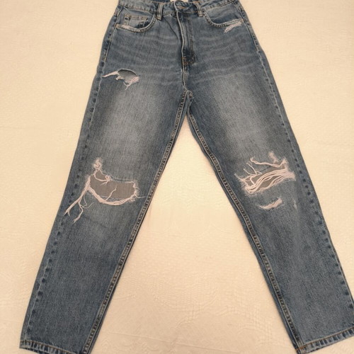 Zara high-waist jeans like new, size 36, blue