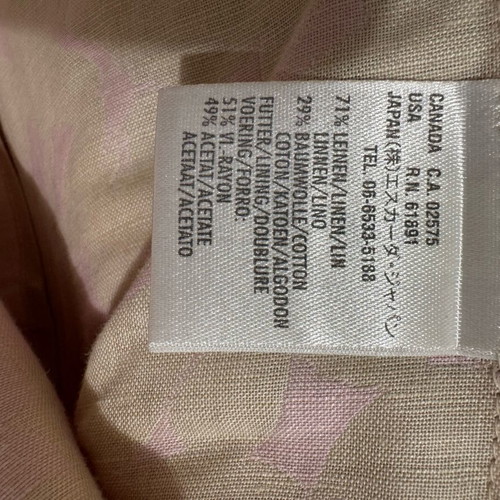 Escada sport suit like new, buttery pink, linen silk