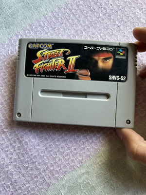 Street Fighter 2 SNES παιχνίδι, ιαπωνική έκδοση, συλλεκτικό
