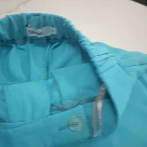 Toi&Moi turquoise high-waisted pants size S like new