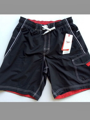 Ανδρικό μαγιό Speedo Small καινούργιο, μαύρο με κόκκινες λεπτομέρειες