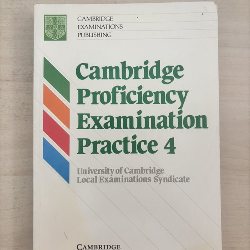 Cambridge Proficiency Examination Practice 4 and 5 used, English
