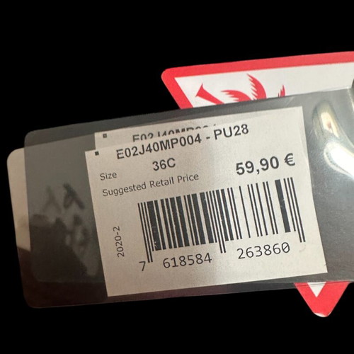 Guess bikini top new, size M, white pink