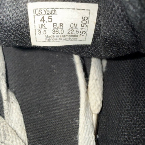 Vans παπούτσια μεταχειρισμένα, μέγεθος 36, μαύρα αθλητικά