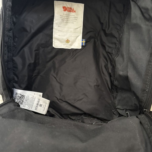 Fjällräven Kånken Classic backpack used, black