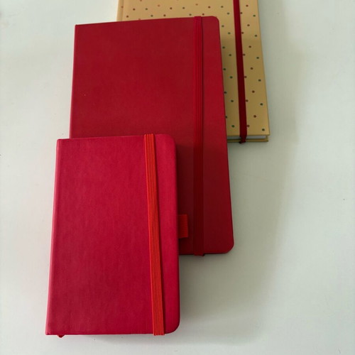 Notebooks with elastic like new, set of 3 pieces
