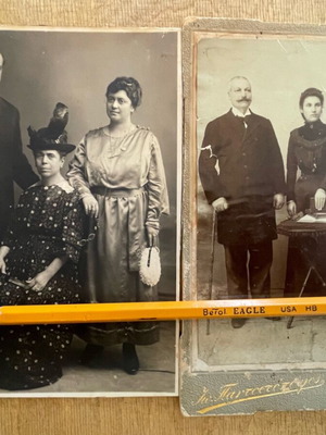 Old photographs used, set of 11 pieces
