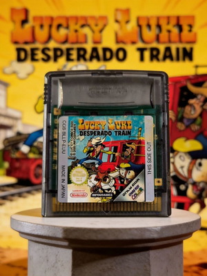 Nintendo GameBoy Color Lucky Luke: Desperado Train game used