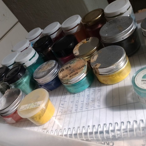 Mica colors used, set of 23 various shades