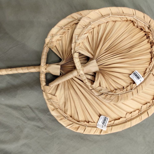 IKEA Molnskog wall decor set new, natural palm leaf boho style
