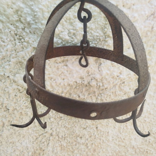 Forged iron tool used, collectible kantari scale