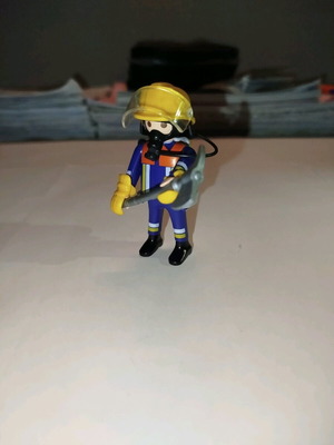 Playmobil Heavy Firefighter custom model