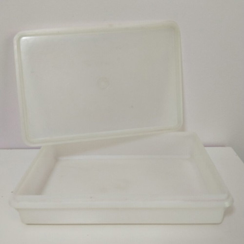 Tupperware deli keeper white container used