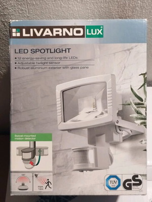 Livarno Lux Led Spotlight outdoor new with motion sensor