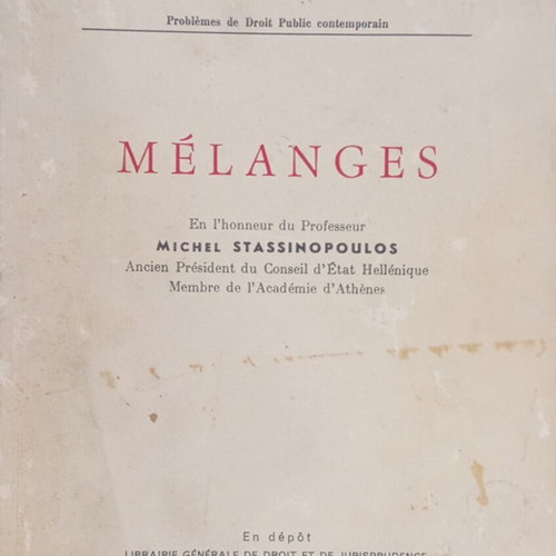 Mélanges book used, French language