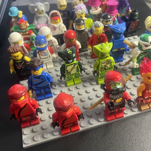 Lego Official Minifigure Collection with rare Ninjago figures