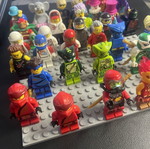 Lego Official Minifigure Collection with rare Ninjago figures