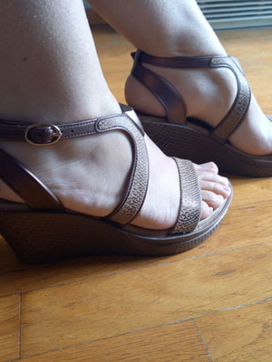 Grendha Brasil Allure Wedge platform sandals like new, size 37