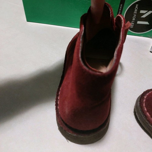 Keps burgundy castor boots in excellent condition