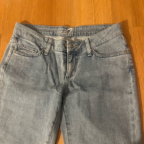 Seven7 Jean pants light skinny with rhinestones like new