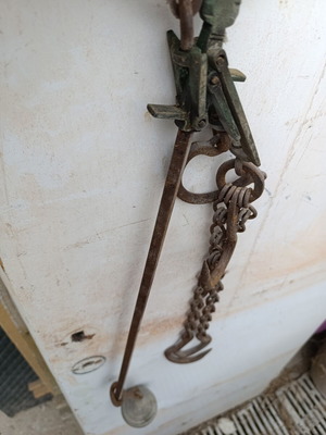 Old Kantari weight measuring tool used
