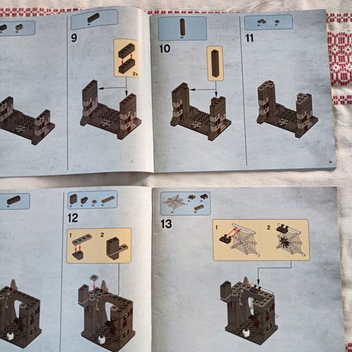Lego Hobbit Set 79014 instructions used, Dol Guldur Battle