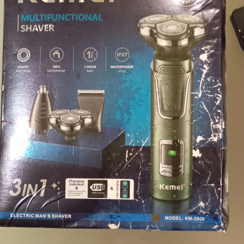 Kemei shaver used without charging cable