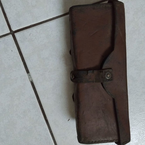 Clinometer Mortar Mk IV 1942 with leather case used British Army set