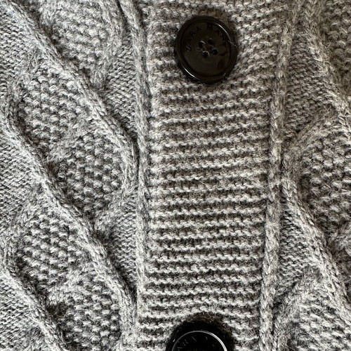 Zara Man men's knitted cardigan gray size L used