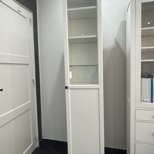 Wooden wardrobe 100, sturdy storage cabinet