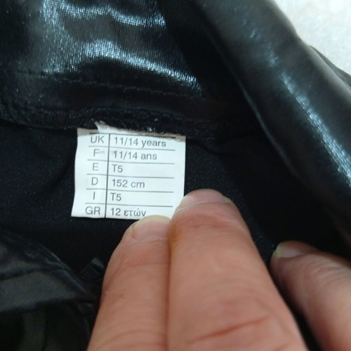 Black blouse with detachable sleeves