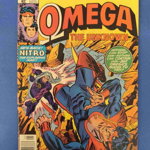 Omega the Unknown 8 used comic book in English