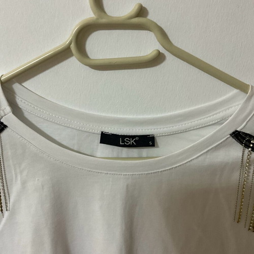 White shirt with details new, sizes S and M